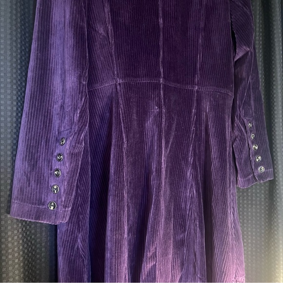 SIMPLY NOELLE Victorian Corduroy Lace Duster Coat | Large - Picture 7 of 15